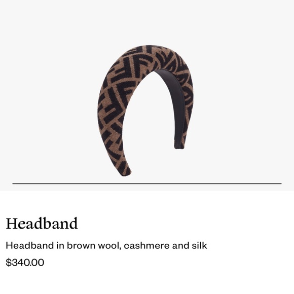 FENDI HAIR BAND